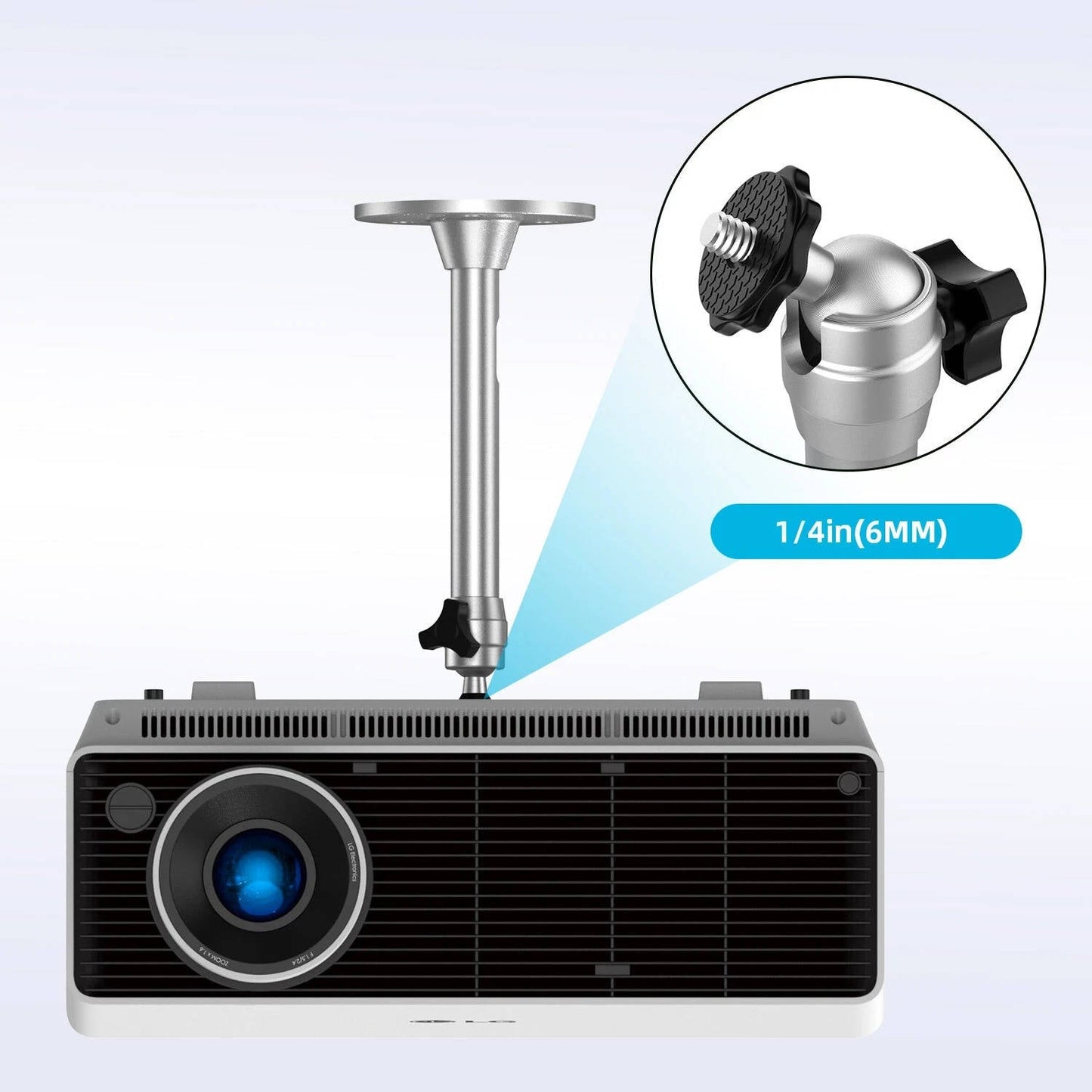Cosmo Thrift Universal Aluminium Projector Ceiling Mount