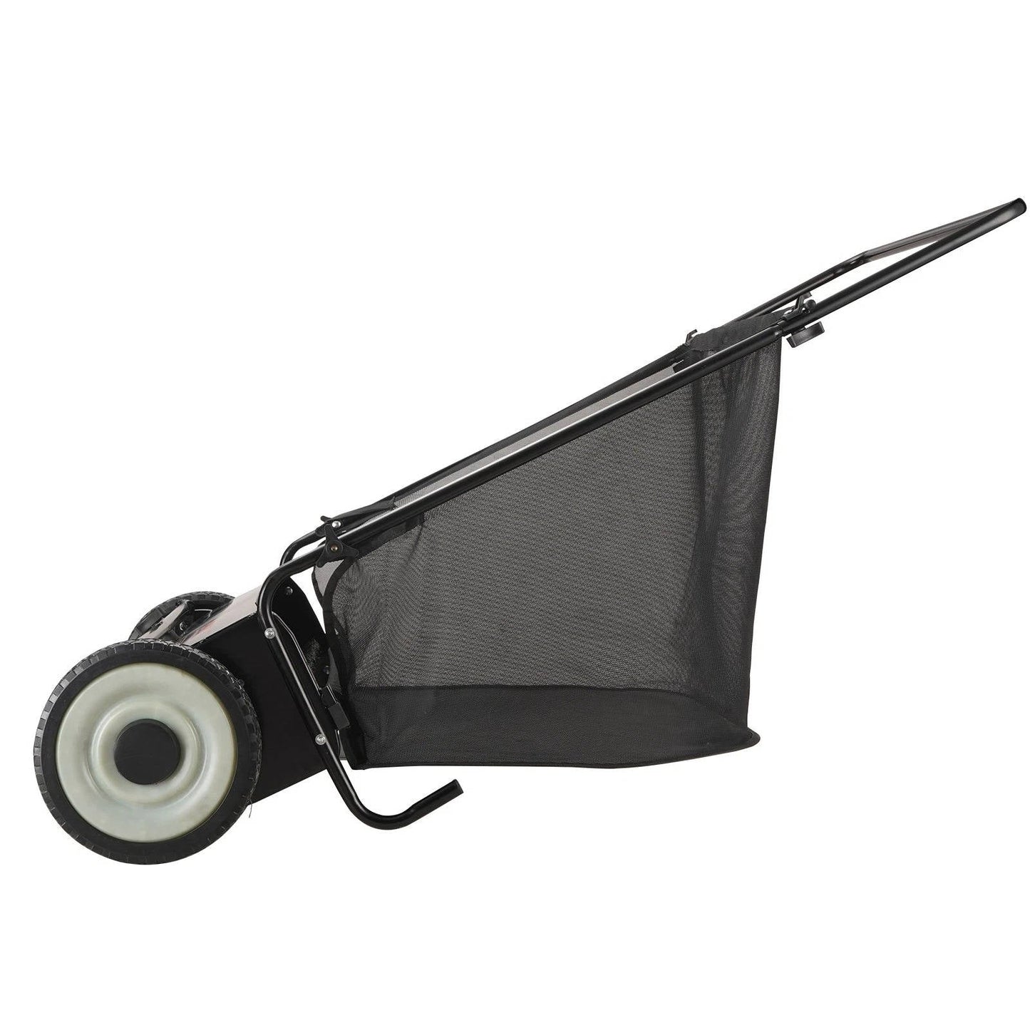 Cosmo Thrift Push Lawn Sweeper 26 Inch 7 Cu Ft Leaf Collector with Adjustable Height