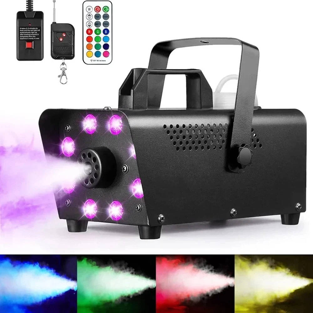 Cosmo Thrift Smoke Machine W/ 13 Colorful LED Lights Effect