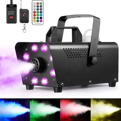 Cosmo Thrift Smoke Machine W/ 13 Colorful LED Lights Effect