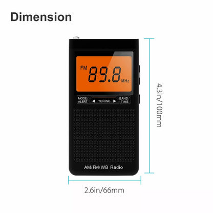 Cosmo Thrift Portable Pocket Radios AM FM