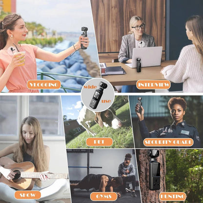 Cosmo Thrift 4K Body Camera with External Microphone