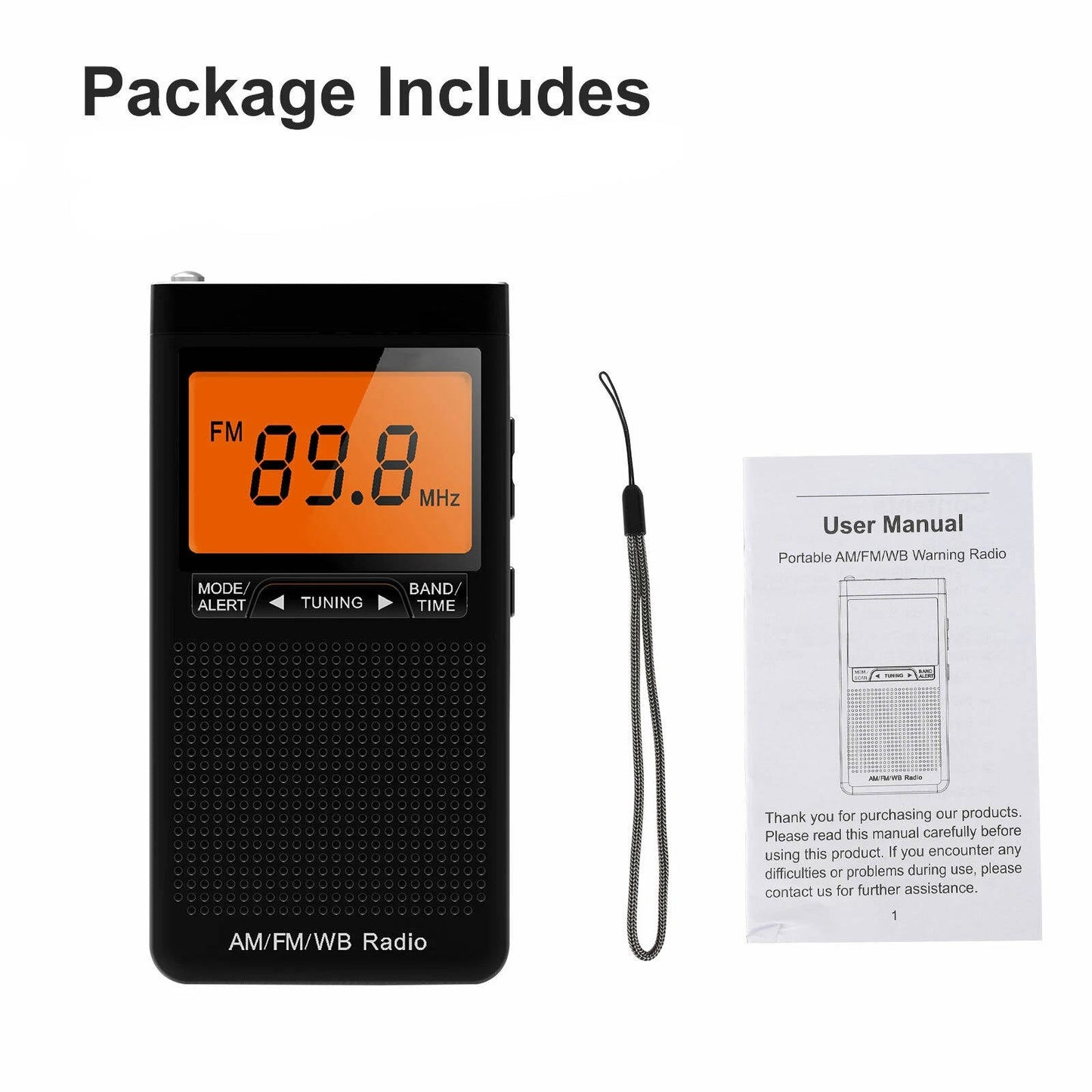 Cosmo Thrift Portable Pocket Radios AM FM