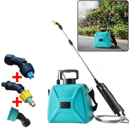 Cosmo Thrift Rechargeable Electric Garden Sprayer 5L, Battery Powered Plant Sprayer with 3 Nozzles