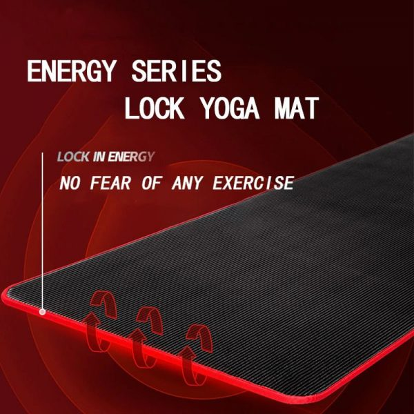 Cosmo Thrift Fitness Mat Men’s High Density Exercise Yoga Non-Slip Mat For Gym Home