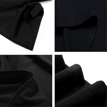 Close-up details of a black fabric texture on a white background