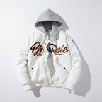 Men pilot style cotton padded winter jacket thick insulated outerwear
