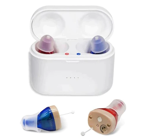 Cosmo Thrift Digital Hearing Aids – Rechargeable Behind-the-Ear BTE Amplifier for Mild to Moderate Loss