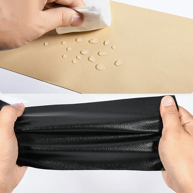 Cosmo Thrift Self-Adhesive Leather Refinisher Cuttable Sofa Repair Patch (50x137cm)