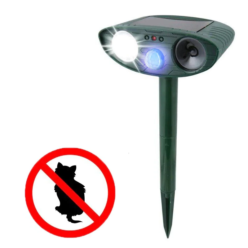 Cosmo Thrift Solar Ultrasonic Dog Repeller – Motion-Activated Outdoor Animal Deterrent