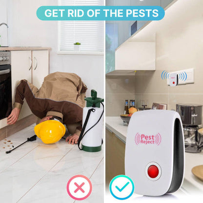 Cosmo Thrift Ultrasonic Pest Repeller – Plug-In Insect & Rodent Repellent for Indoor Use
