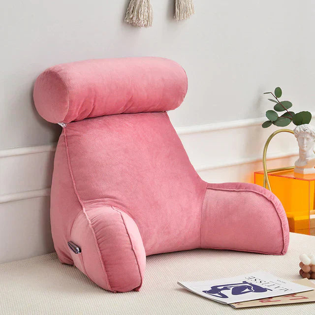 Cosmo Thrift Reading Pillow with Arms – Backrest Support Cushion for Bed & Couch