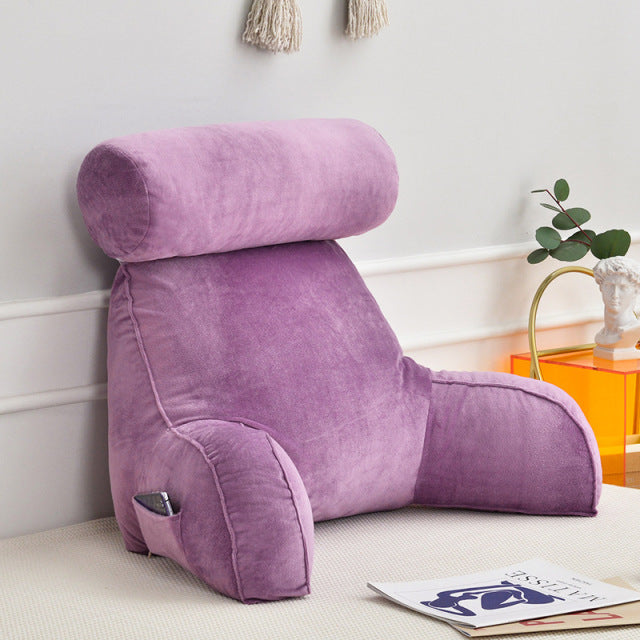 Cosmo Thrift Backrest Pillow With Arms & Adjustable Headrest