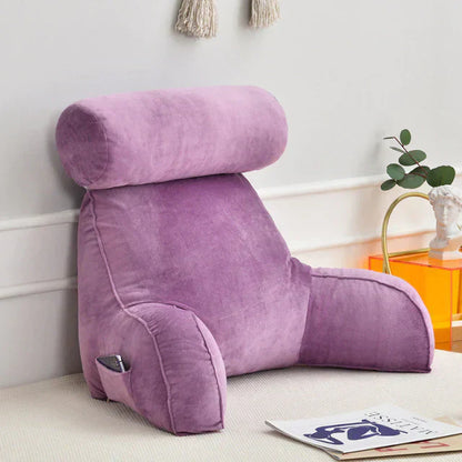 Cosmo Thrift Reading Pillow with Arms – Backrest Support Cushion for Bed & Couch