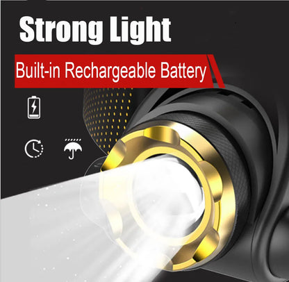 Cosmo Thrift LED Rechargeable Headlamp – Zoomable Tactical Head Torch