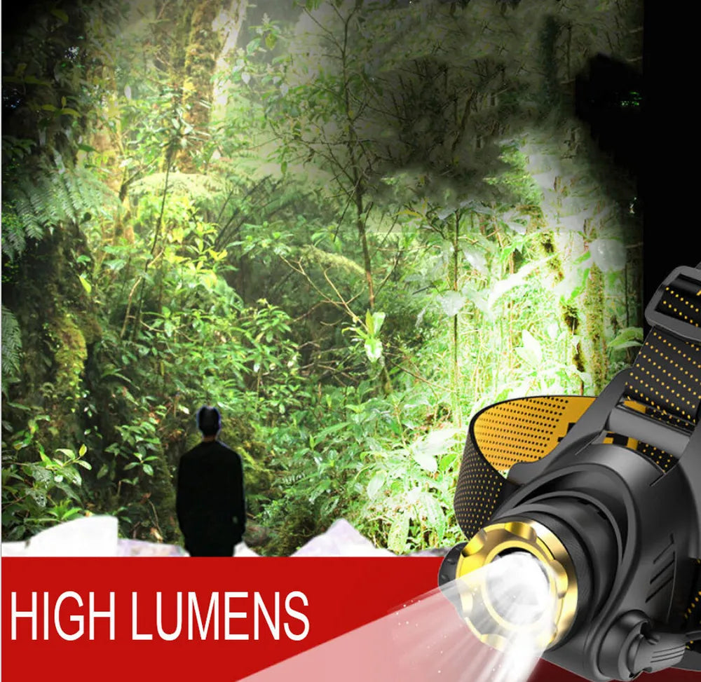 Cosmo Thrift LED Rechargeable Headlamp – Zoomable Tactical Head Torch