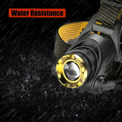 Cosmo Thrift LED Rechargeable Headlamp – Zoomable Tactical Head Torch