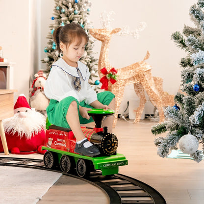 Cosmo Thrift Kids' Rechargeable Ride On Toy Train And Track Set 6V