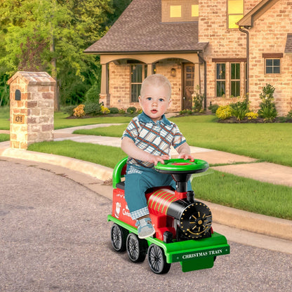 Cosmo Thrift Kids' Rechargeable Ride On Toy Train And Track Set 6V