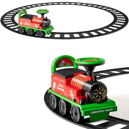 Cosmo Thrift Kids' Rechargeable Ride On Toy Train And Track Set 6V