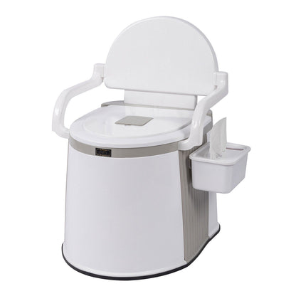 Cosmo Thrift Portable Camping Toilet for Adults – Freestanding Travel Potty with Handrails