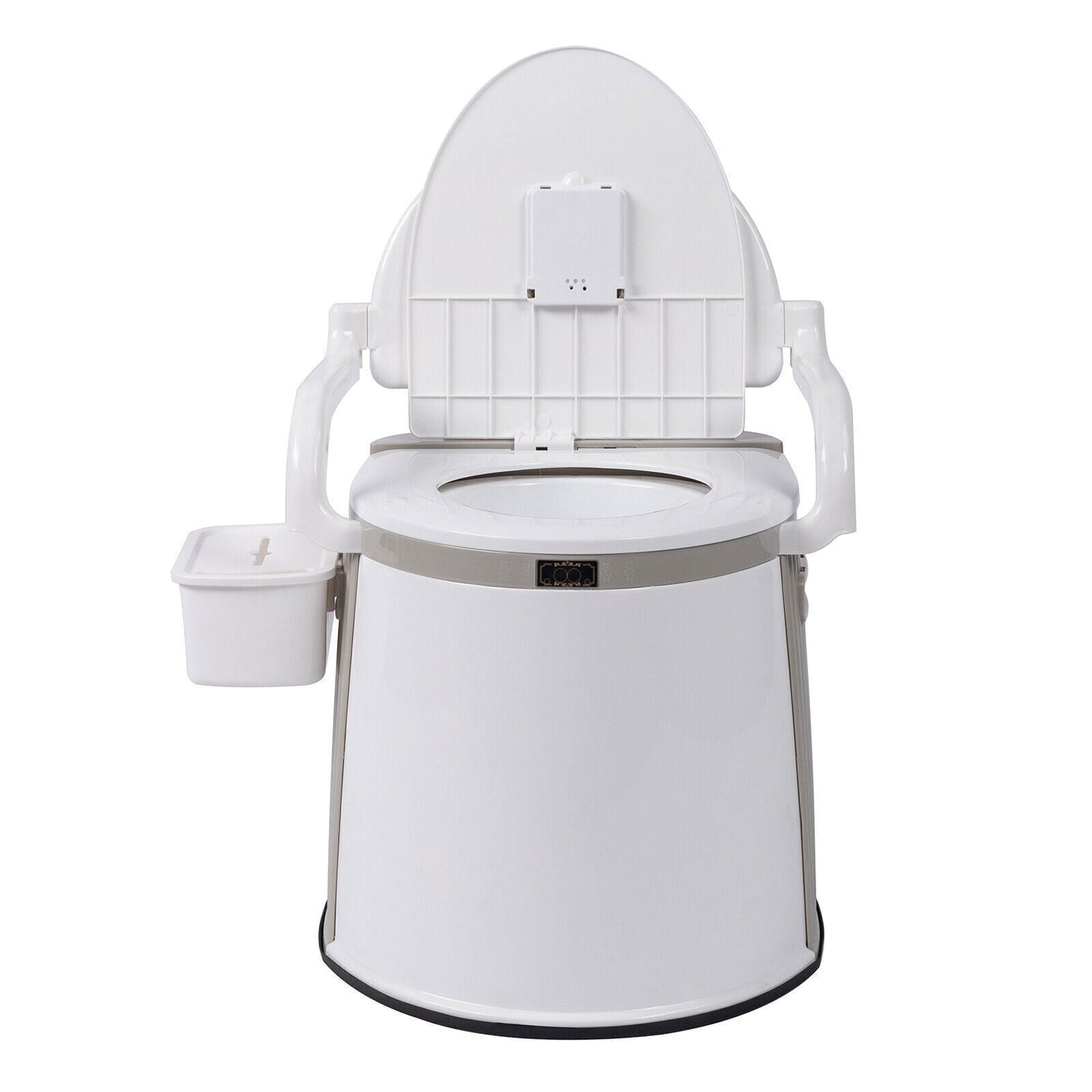 Cosmo Thrift Portable Camping Toilet for Adults – Freestanding Travel Potty with Handrails