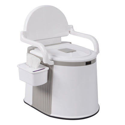 Cosmo Thrift Portable Camping Toilet for Adults – Freestanding Travel Potty with Handrails