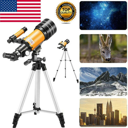 Cosmo Thrift 70mm Refractor Telescope for Kids – Beginner Star Gazing Telescope with Adjustable Tripod