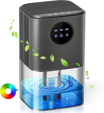Cosmo Thrift Portable Dehumidifier for Bedroom/Bathroom – Quiet Damp Air Moisture Remover