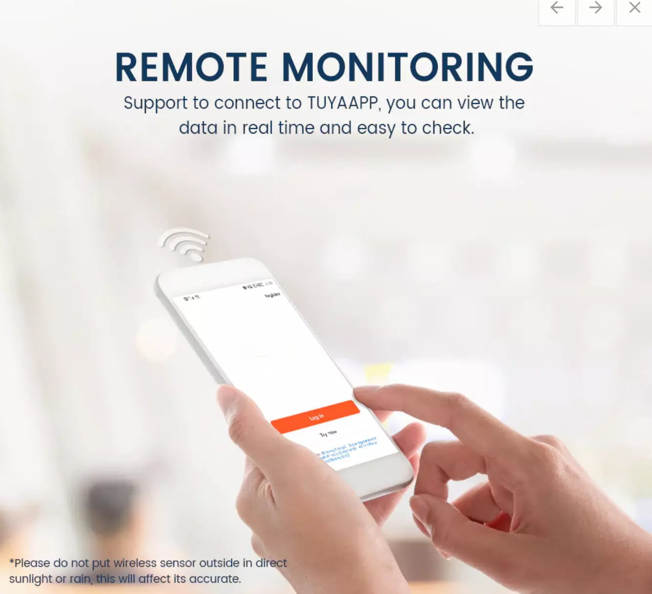 Cosmo Thrift Smart Wifi Temperature and Humidity Monitor