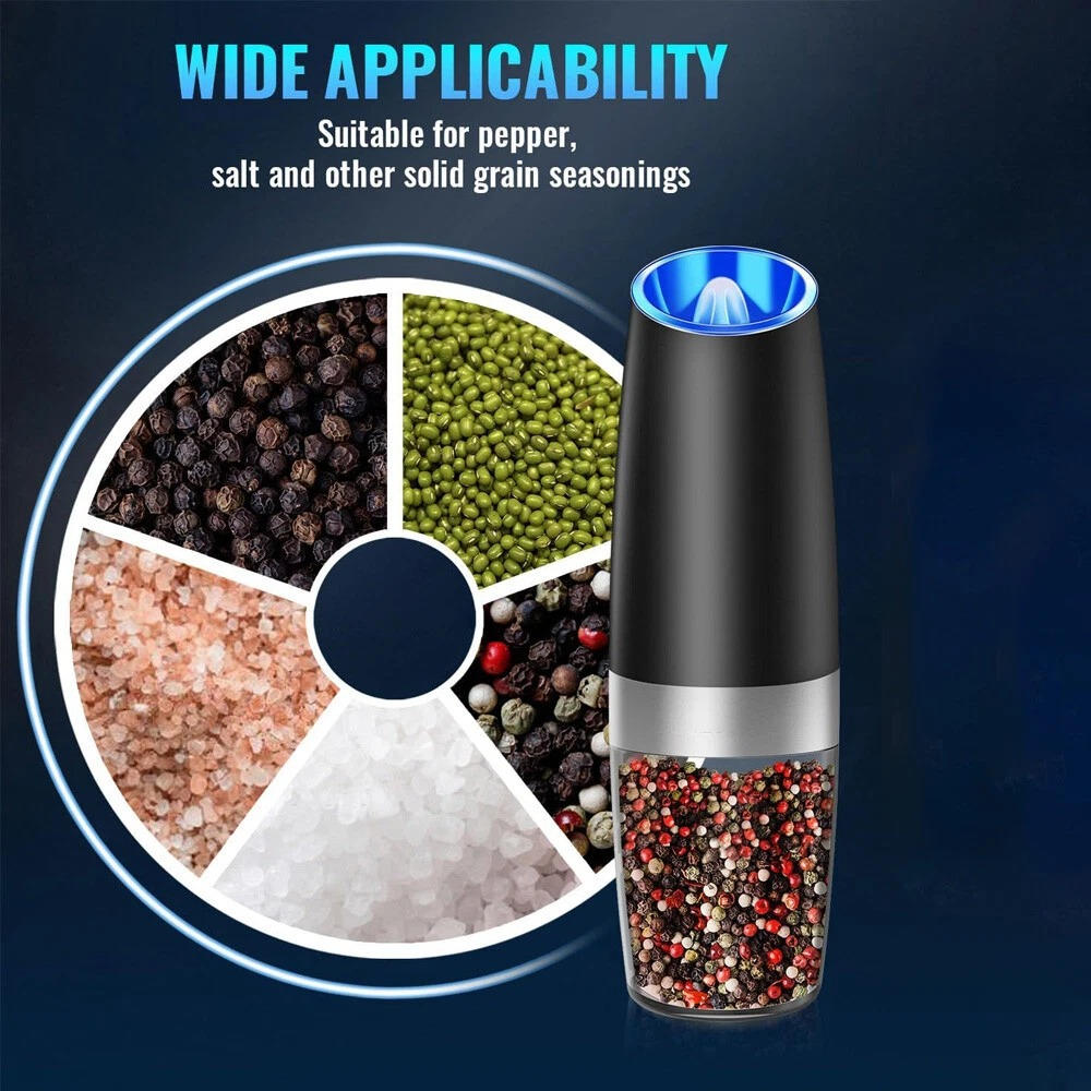 Cosmo Thrift Electric Salt And Pepper Grinder 2 Pack