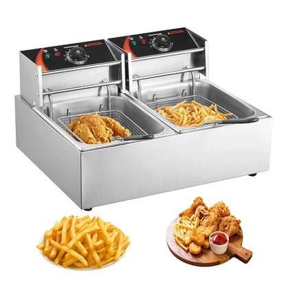 Cosmo Thrift 25Qt Commercial Electric Deep Fryer