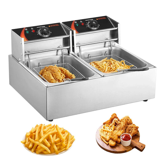 Cosmo Thrift 25Qt Commercial Electric Deep Fryer