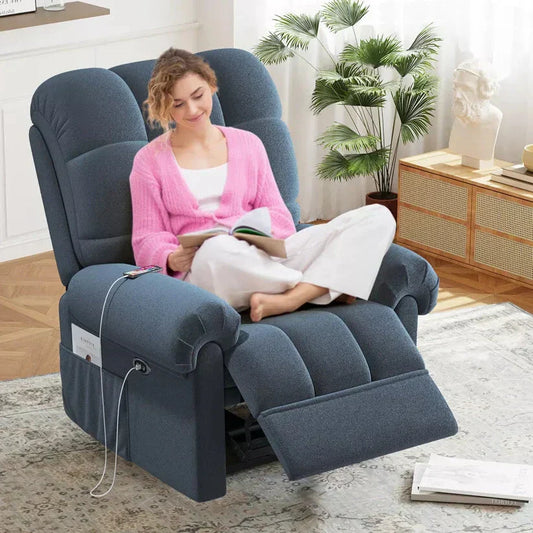 Cosmo Thrift Power Recliner Chair – Electric Adjustable Reclining Chair for Living Room Comfort