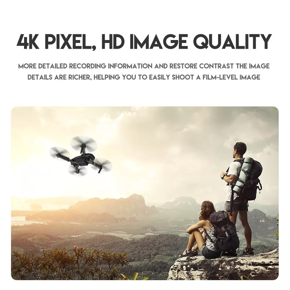 Cosmo Thrift Foldable Dual-Camera Drone with Carrying Case