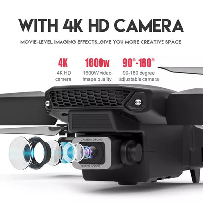 Cosmo Thrift Foldable Dual-Camera Drone with Carrying Case