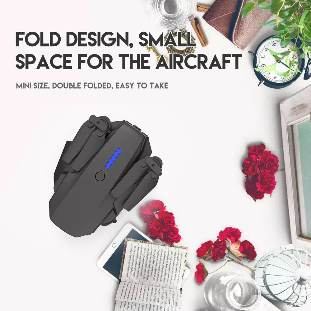 Cosmo Thrift Foldable Dual-Camera Drone with Carrying Case