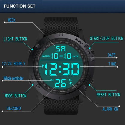 Cosmo Thrift Waterproof Digital Sports Men Watch