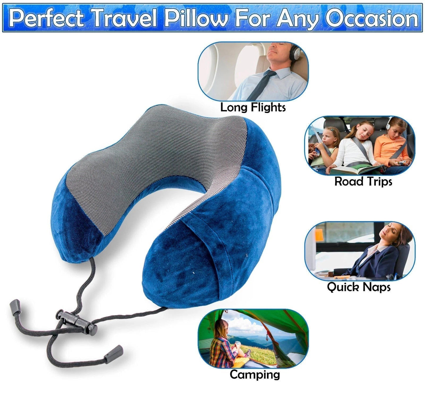 Cosmo Thrift Travel Neck Pillow Premium