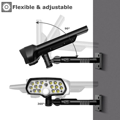 Cosmo Thrift Solar Flood Lights with Motion Sensor