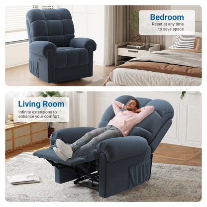 Cosmo Thrift Power Recliner Chair – Electric Adjustable Reclining Chair for Living Room Comfort