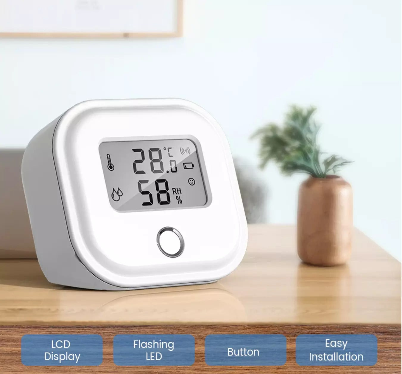 Cosmo Thrift Smart Wifi Temperature and Humidity Monitor