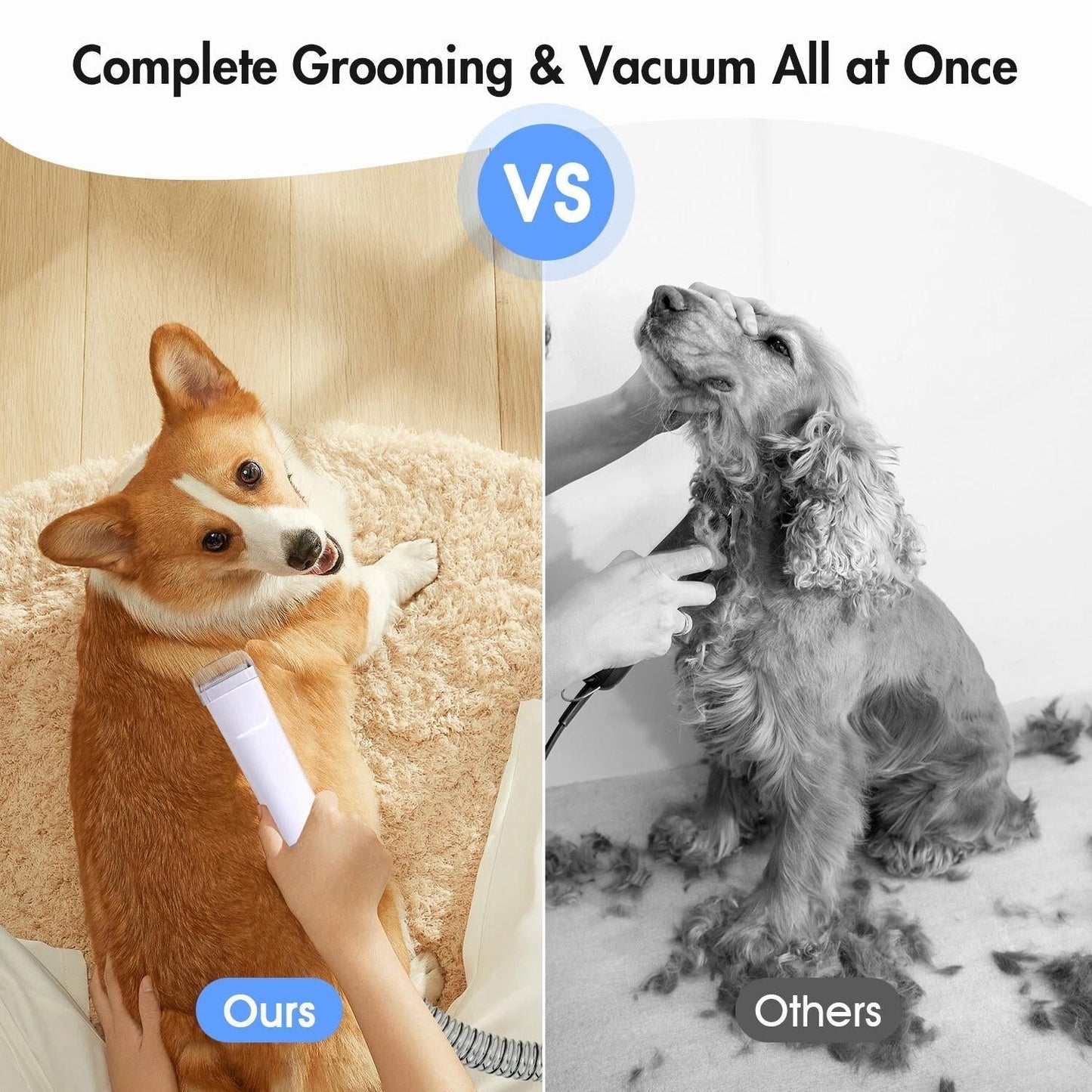 Cosmo Thrift Dog Grooming Kit With Vacuum