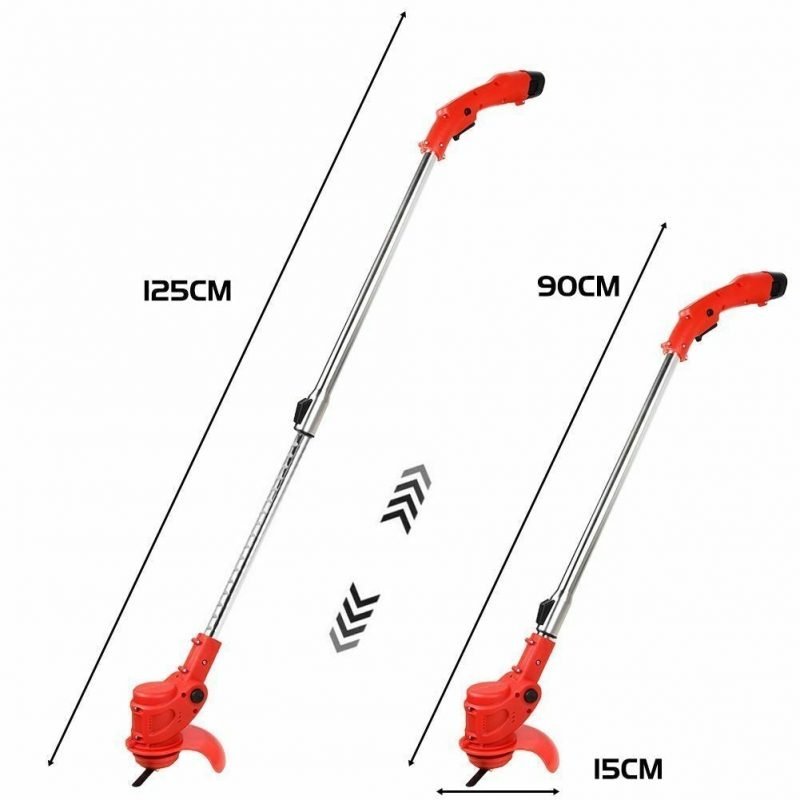 Cosmo Thrift Rechargeable Cordless Strimmer – Adjustable Head Grass Trimmer for Lawns & Edges