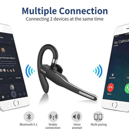 Cosmo Thrift Trucker Dual Mic Wireless Bluetooth 5.1 Noise Cancelling Headset/Earpiece