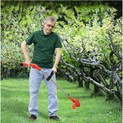 Cosmo Thrift 450W Cordless Strimmer – Heavy Duty Grass Trimmer with 21V Copper Motor