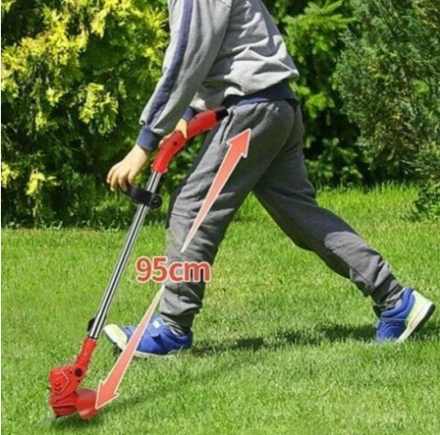 Cosmo Thrift 450W Cordless Strimmer – Heavy Duty Grass Trimmer with 21V Copper Motor